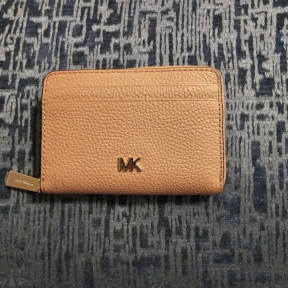 Michael Kors Tan Pebble Leather Wallet